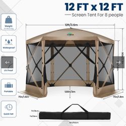 12x12-pop-up-gazebo-outdoor-canopy-camping-tent-with-mosquito-netting-walls-waterproof-uv-resistant-easy-set-up-party-tent-for-shade-and-rain-with-car