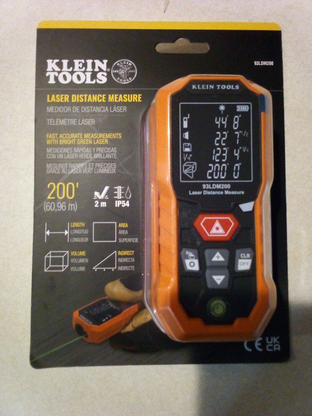 New Klein Tools Indoor/Outdoor Laser Measurer