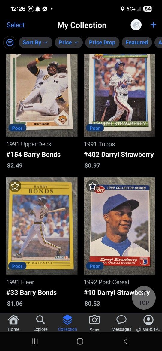 About 150 80s Baseball Cards.