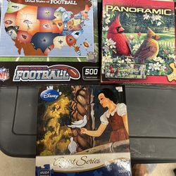 Jigsaw Puzzles Bundle Of 3 