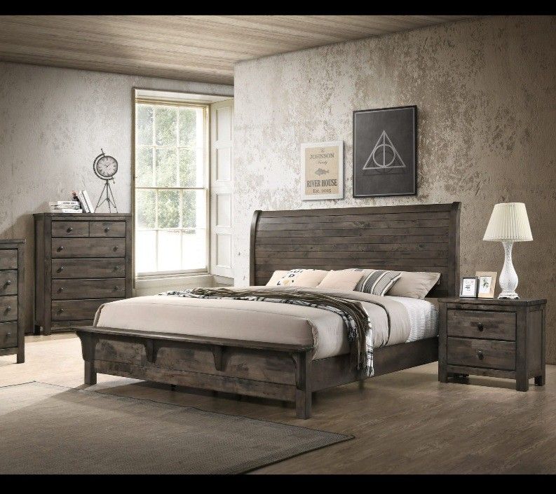 *Weekend Special!!!*---Attractive Peter Queen/King Bedroom Sets---From $799!!!---Delivery And Financing😎