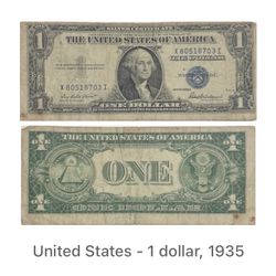 1935 - U.S. One Dollar Bill 