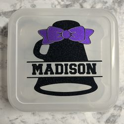 Cheer Dance Gymnastic Competition Bow Boxes Case Design #5