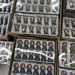 Set Of 12 X Mini 3" Virgen De Guadalupe, Our Lady of Guadalupe Figurine Statue