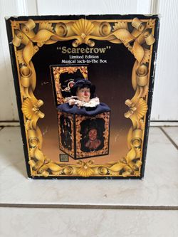Enesco Wizard Of Oz The Scarecrow Jack In The Box
