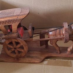 Wooden Handcrafted Sculpture. 
