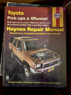 Toyota Repair Manual Book