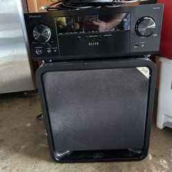 pioneer elite vsx-lx104 with polk hts12 subwoofer