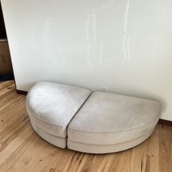 Pair of Modern ROCHE BOBOIS Ottomons