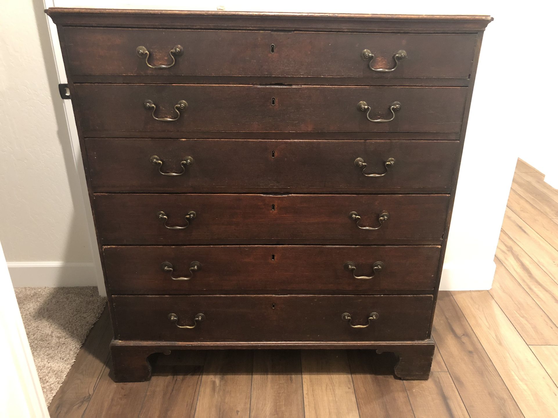 Antique 6 Drawer Dresser