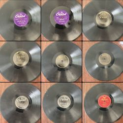 Vintage 78 RPM Record Lot – Nat King Cole, Sinatra, Jazz & Big Band