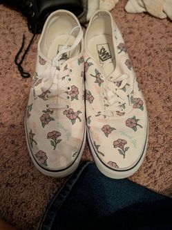 Vans Authentic "Thank You" Floral Canvas Sneakers – Women's