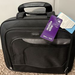 New Targus Mobile Elite Laptop Case — Polyester — With Tags (15.7”x12.8”x3.9”)