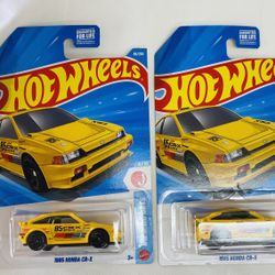 Hot Wheels 1985 Honda Civic CR-X (2-car Lot)