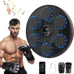 Music Boxing Machine for Adults Kids Large Size Interactive Punching Pad Trainer 