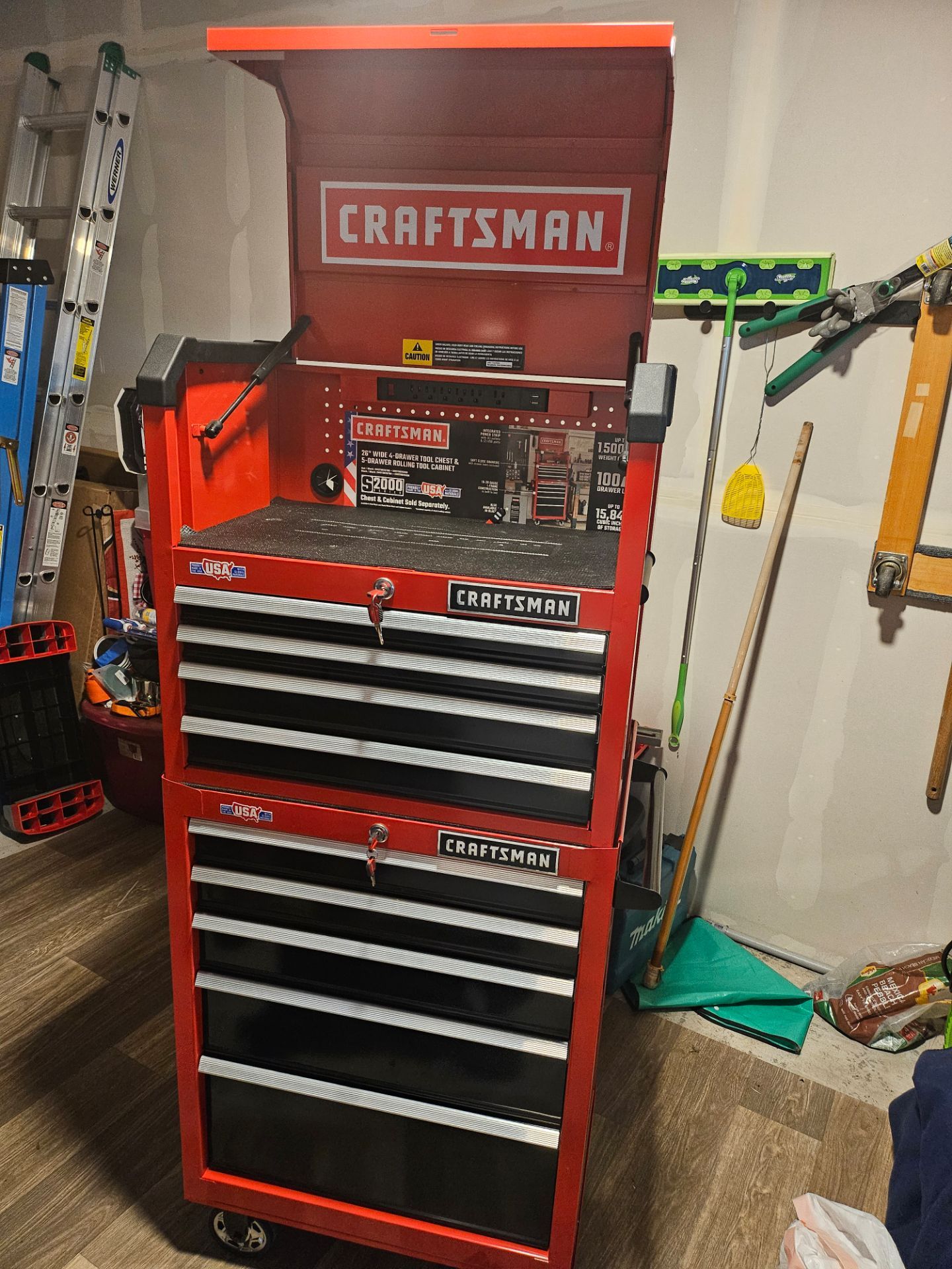 Craftsman 2pc Tool Chest and Tool Drawer