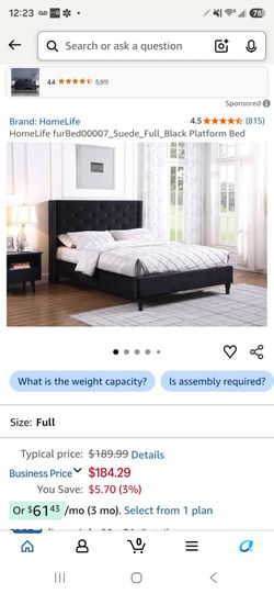 Queen Bedframe and Headboard