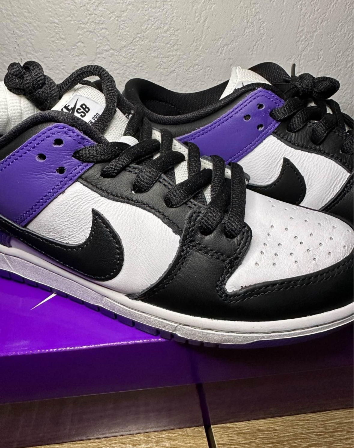 Nike SB Dunk Low Pro Court Purple Men's Size US W BQ6817 500