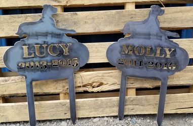 Pet Memorial Markers (24" x 15.5")