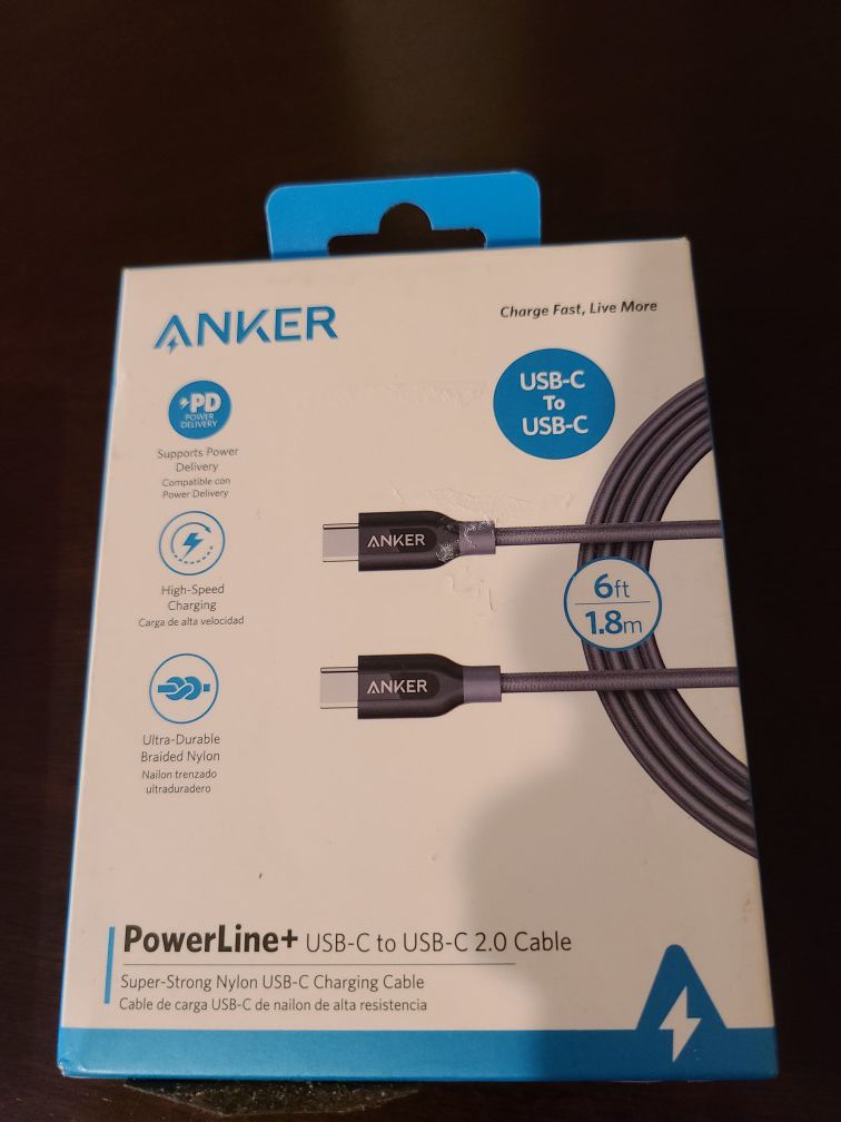Anker PowerLine+ C to C 2.0 cable (6ft)