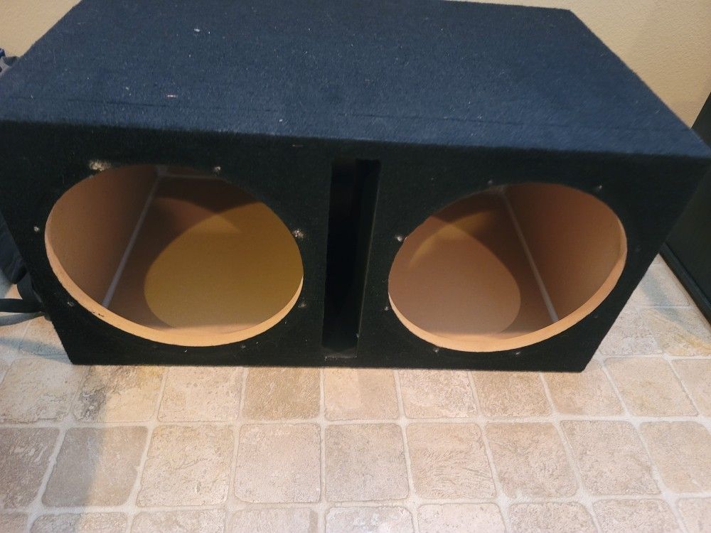 Dual 12 Inch Ported Subwoofer Box