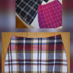 Size Medium Plaid Skirts $4 Each