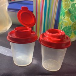 Tupperware Mini salt & Pepper Shakers