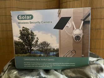 Solar Wireless Security Camera (new)