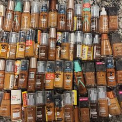 60 NEW Bottles Of Face Foundation Makeup 