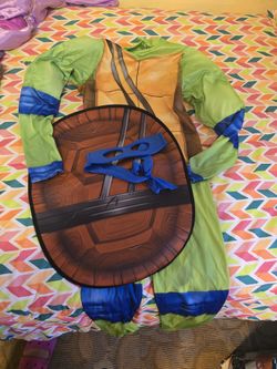 Boys TMNT Costume Size 10/12