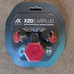 AXIL X20 Earplugs (Red)