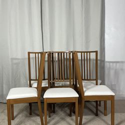 Set Of 6 Ikea Borje Dining Chairs With Removable Seat Covers GREAT CONDITION!