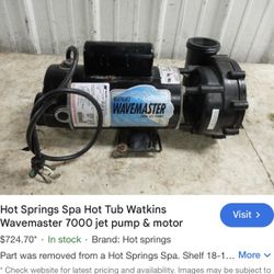 Wave master 7000 Hot Tub Pump 