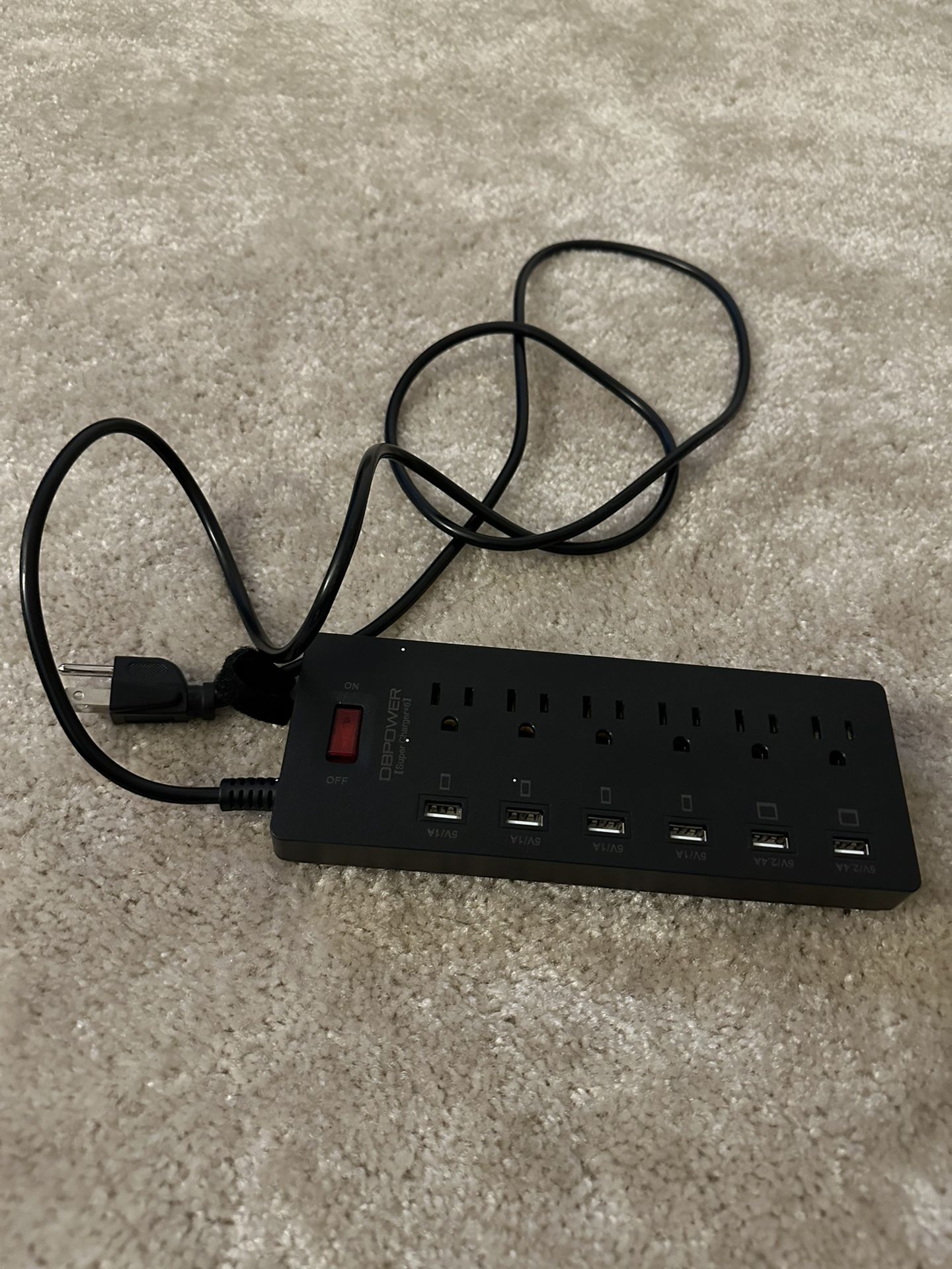Power Strip With 6 USB Ports
