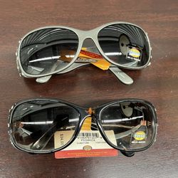 2 Pairs Of Women’s Fossil Sunstone Sunglasses 