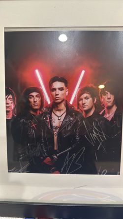 Black Veil Brides Signed Photo