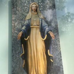 Virgin Mary religious art picture