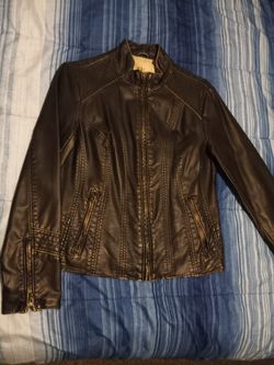 Leather Jacket For Women Size M