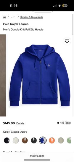 Polo Ralph Lauren Men's Full-Zip Hoodie