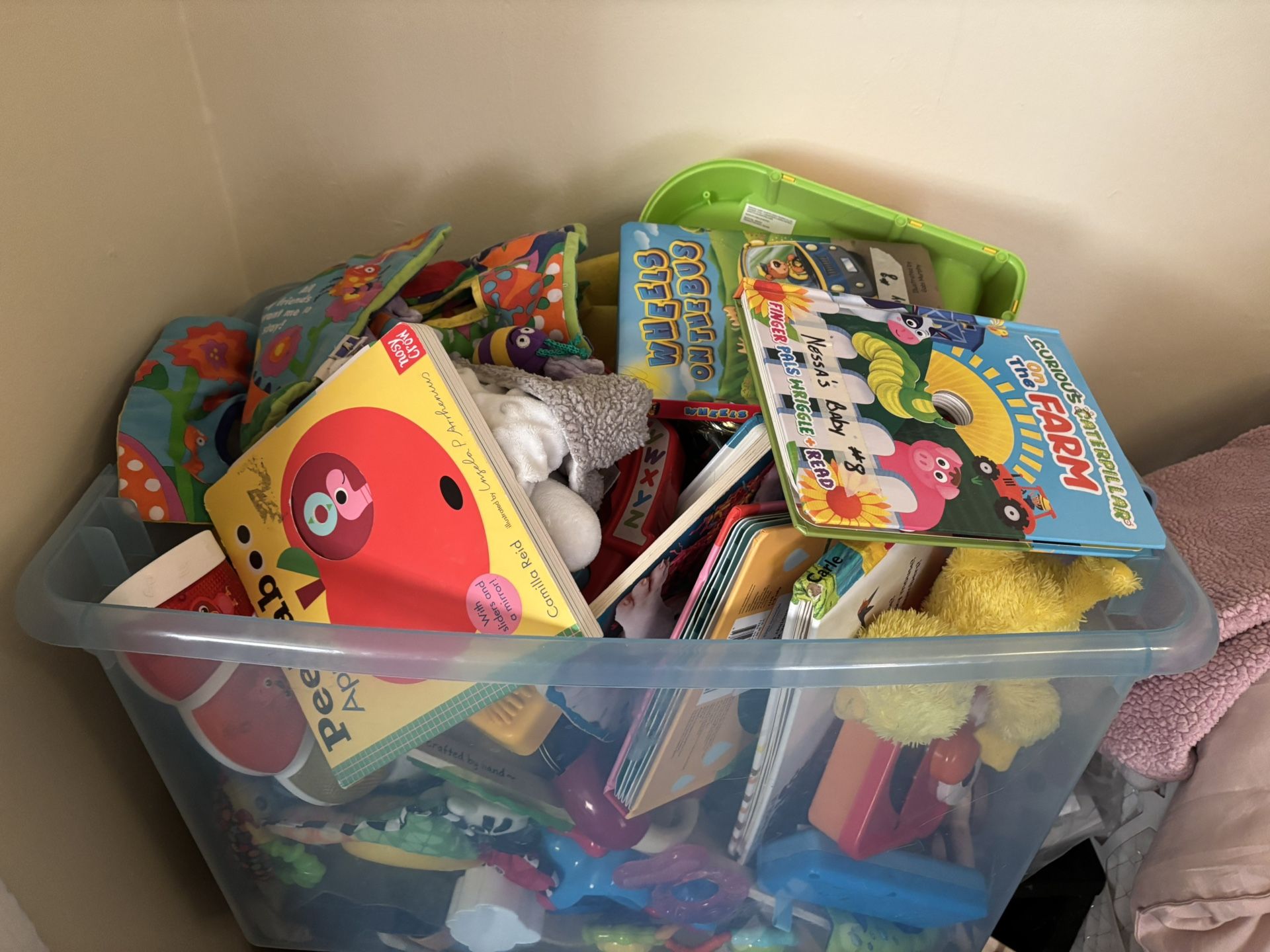 Various Infant Toys And Books