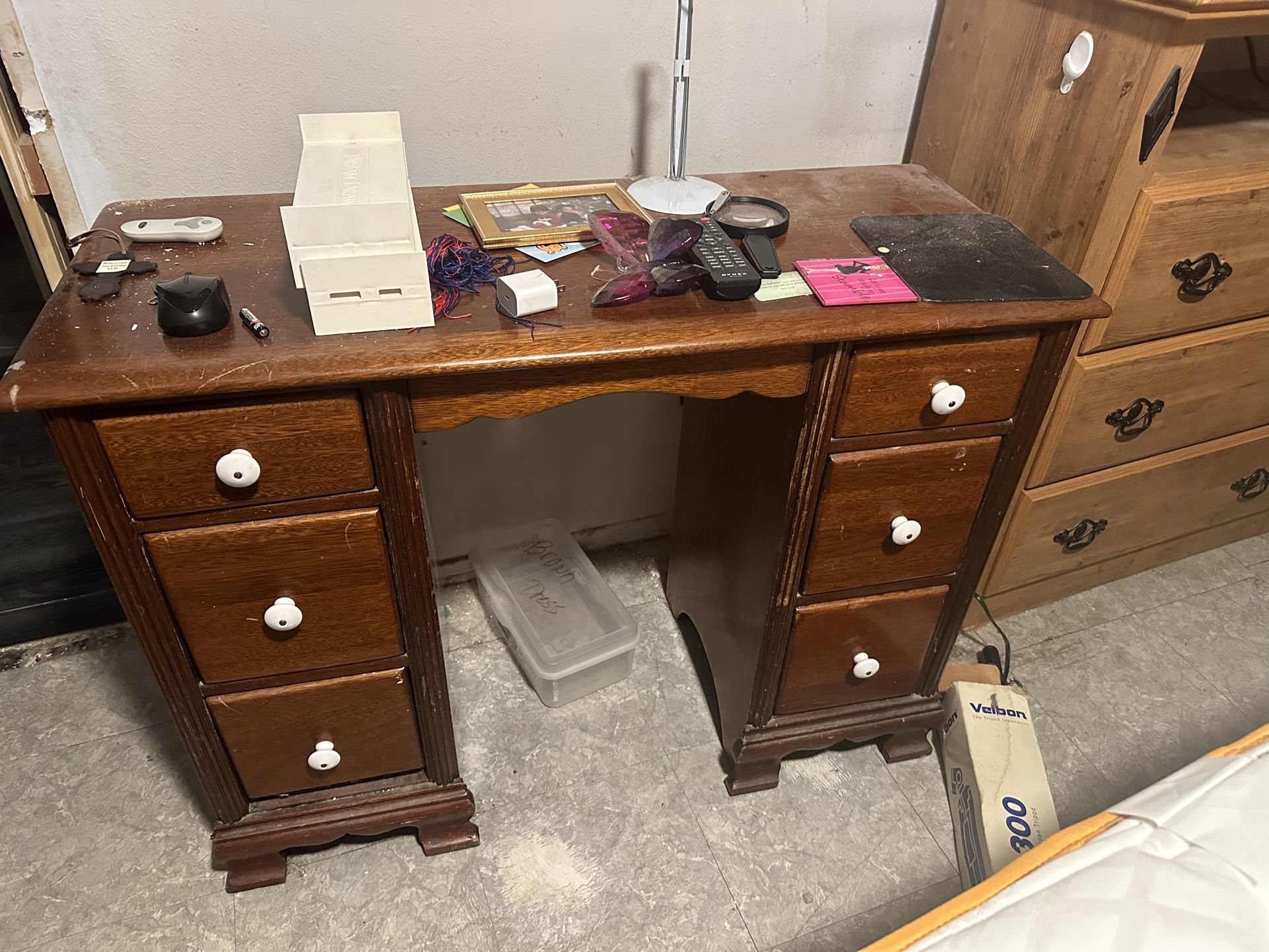 Antique Student Desk