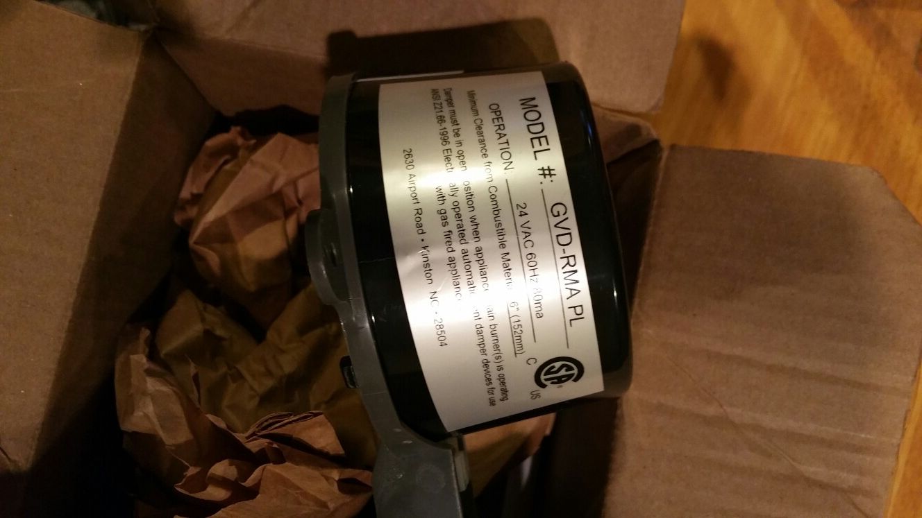 Vent damper motor