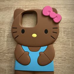 iPhone 16 Pro Max Hello Kitty Case (brown)