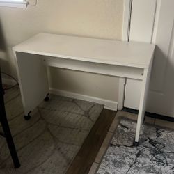 White Desk/TV Stand 