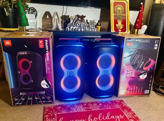 JBL ~ Partybox Live 120 Portable Bluetooth Speaker + LED Lights, Bass Boost, Karaoke (NO MIC)