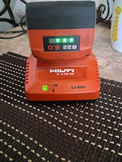 Hilti battery and charger