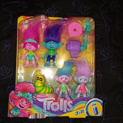 🔥 Trolls Figure Set – NEW – Cheap Kids Toy – Must Go