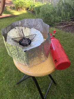 MSR XGK backpacking camp stove