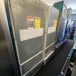 Sub-Zero 54" Panel Ready Column Fridge And Freezer Set 