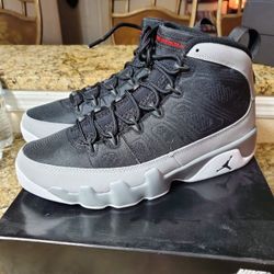 AIR JORDAN 9 RETRO PARTICLE GREY MEN SIZE 9.5
